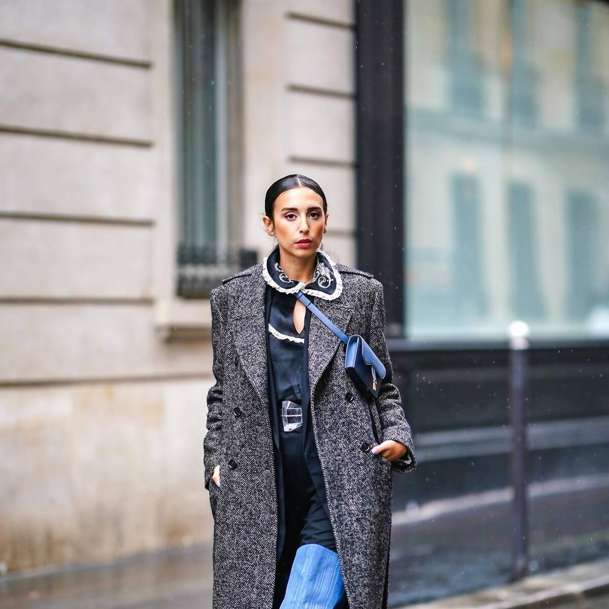 Manteau nid de poule best sale