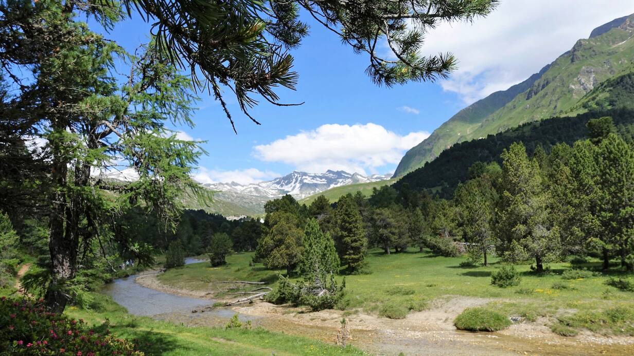 Vue sur le Lukmanier depuis le Tessin