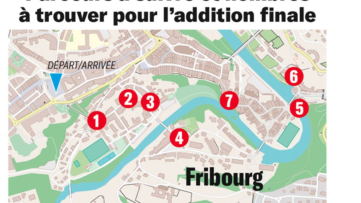 Chasse au trésor dans la ville de Fribourg