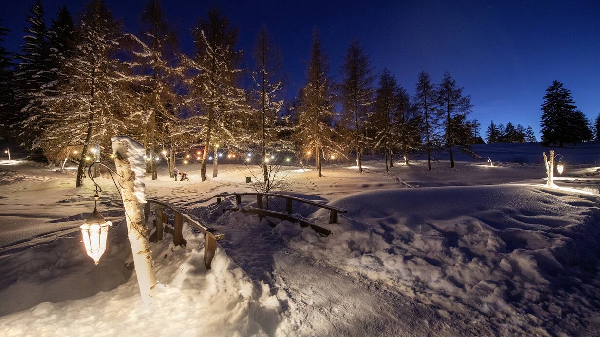 Chemin des Lanternes à Crans-Montana