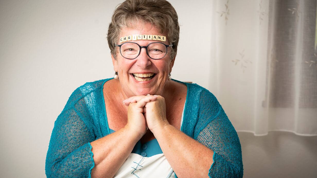Christiane Aymon, passionnée de Scrabble