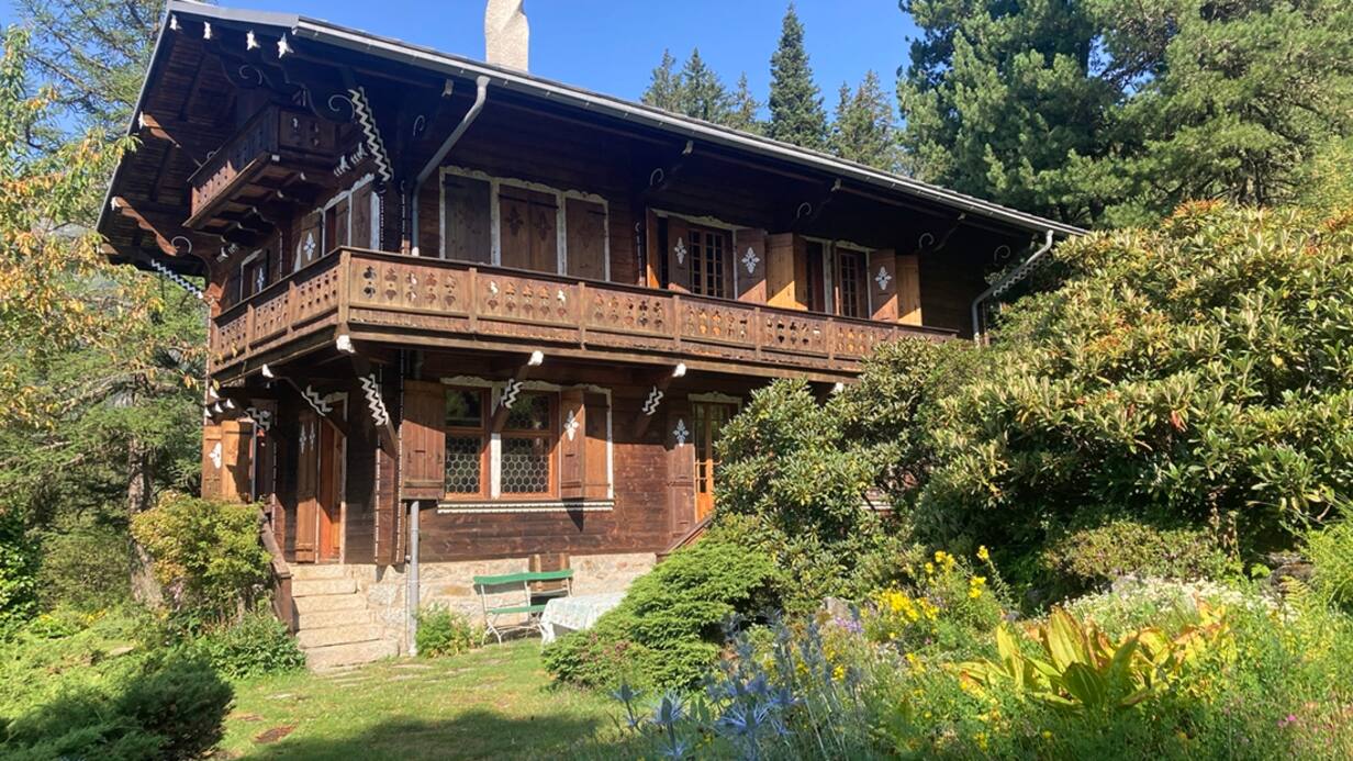 Le grand chalet du jardin botanique