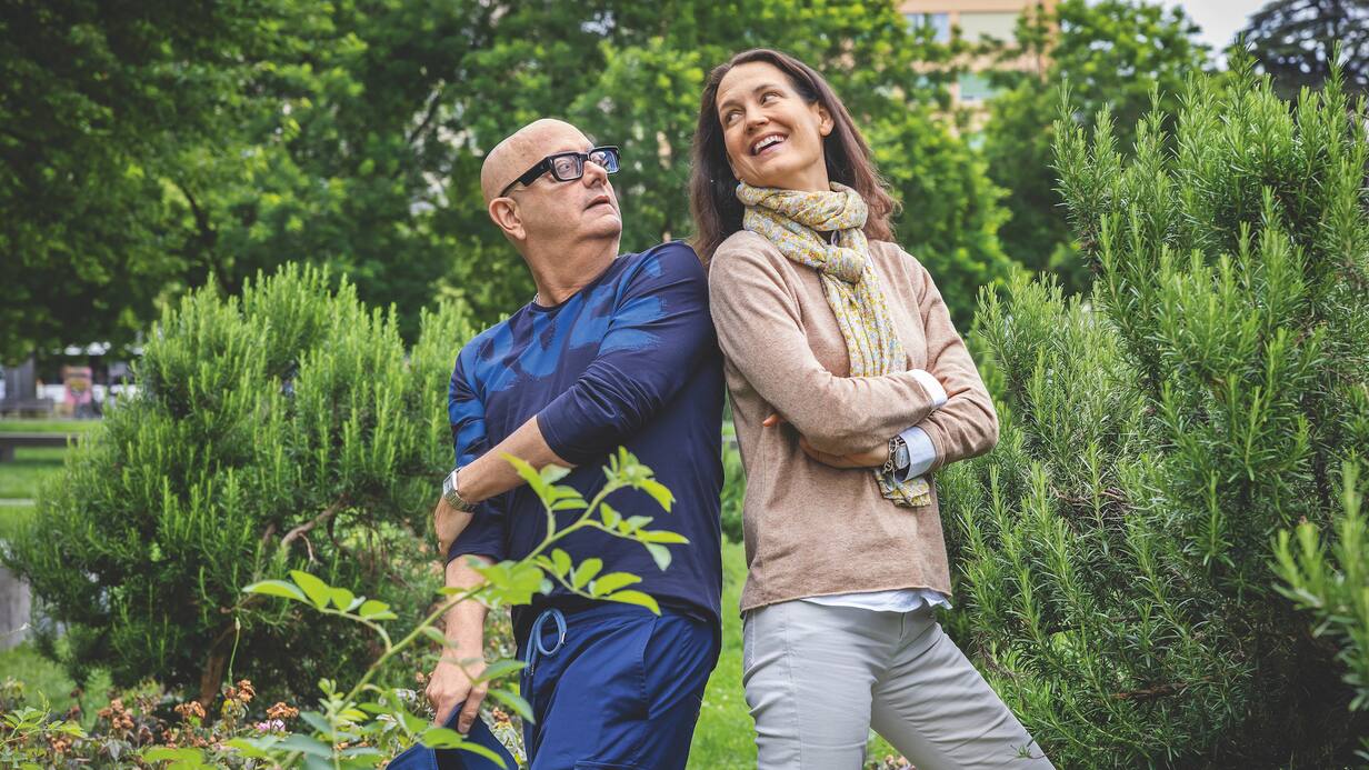 Réchappée d’un cancer, Delphine Lubomirski-Eggly a créé l’association Healing Joy. Le comédien Joseph Gorgoni s’engage avec elle