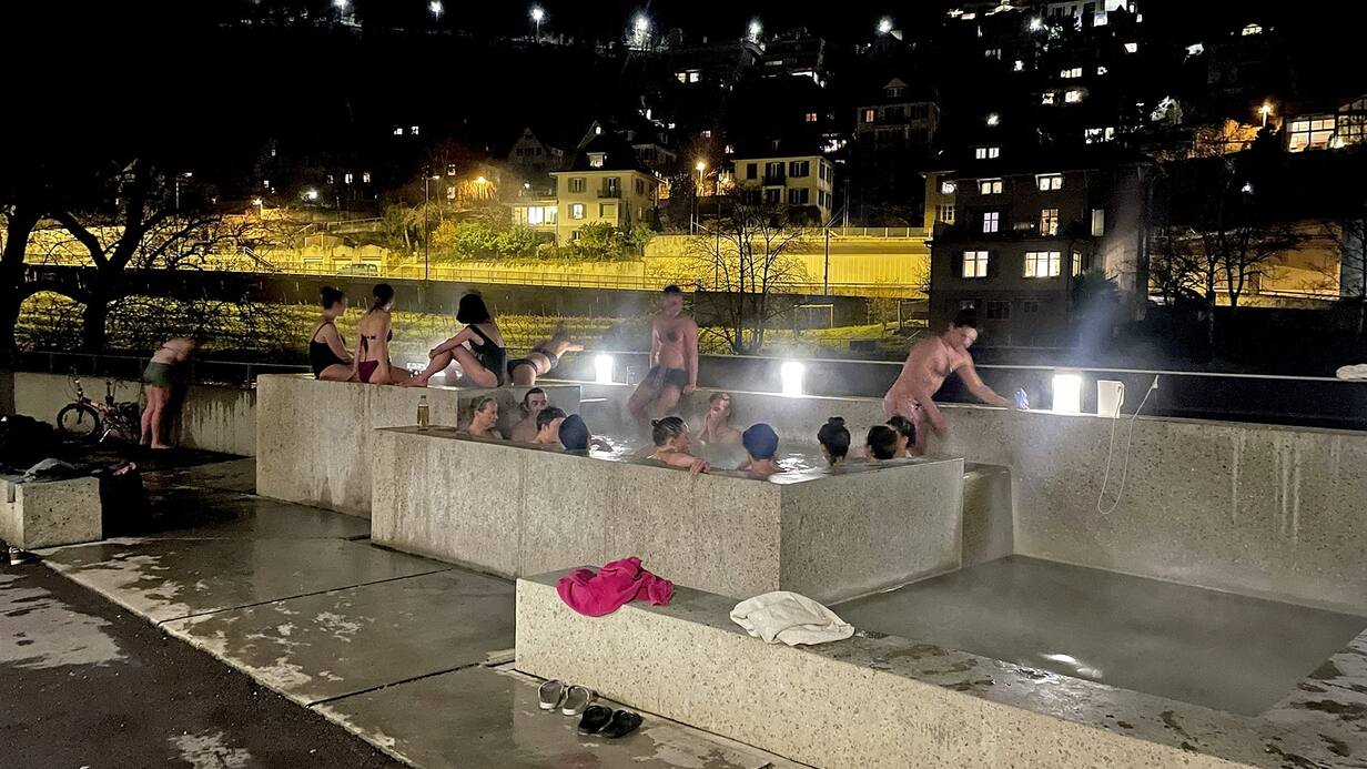 Les bains publics du Fortyseven dessinés par Mario Botta