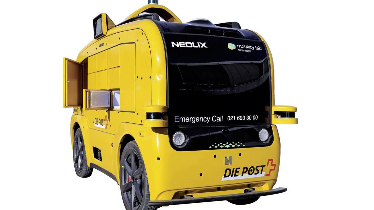Voiturette électrique de La Poste