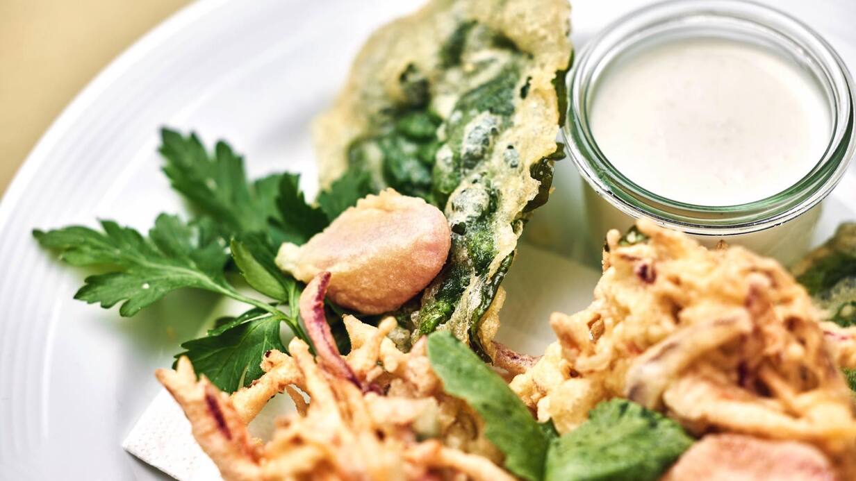 Tempura de légumes d'hiver