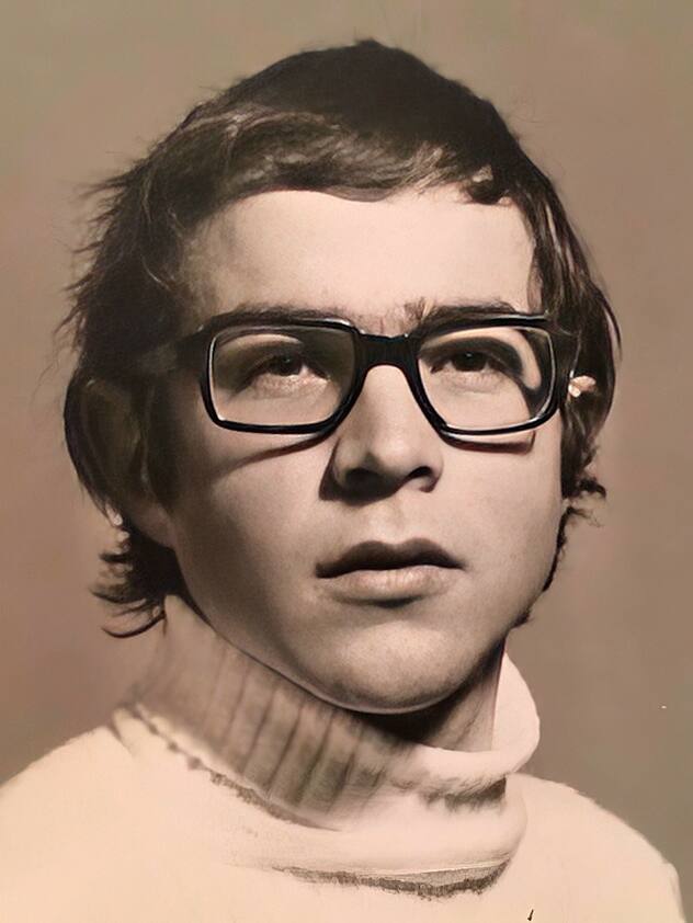 Francis Niquille, rescapé de la noyade. Il a environ 13 ans sur cette photo.