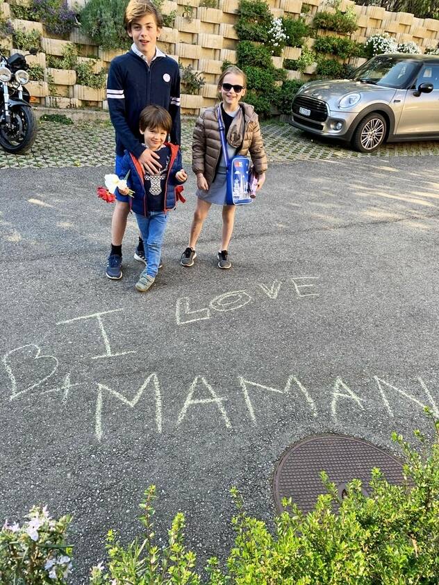 Les trois enfants de Delphine Lubomirski-Eggly, fondatrice de Healing Joy