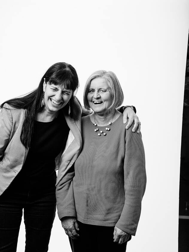 Vania Alleva avec sa meilleure amie Paola Ferro