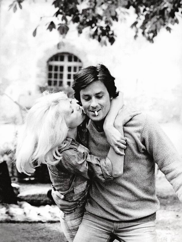 Alain Delon et Mireille Darc