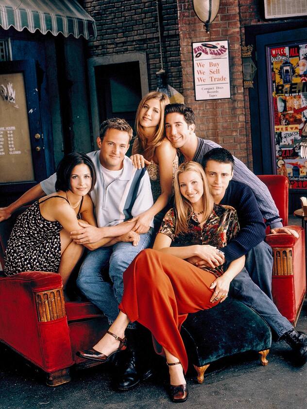Matthew Perry, Courteney Cox, Jennifer Aniston, David Schwimmer, Lisa Kudrow et Matt LeBlanc