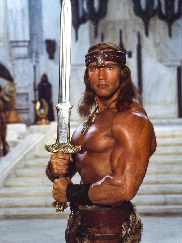 Dans «Conan le Barbare».