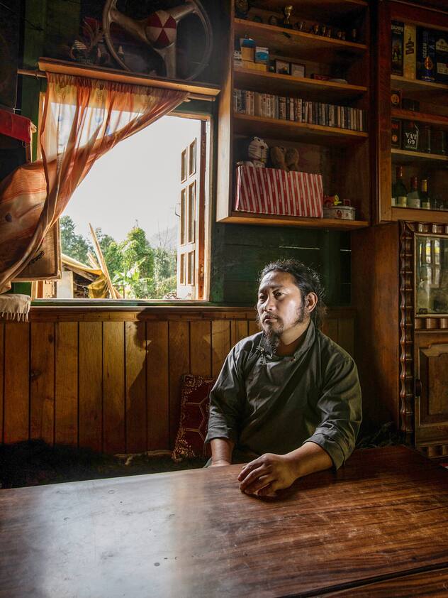 Tenzing Lepcha, 42 ans, fermier et activiste environnemental, vivant au royaume du Sikkim