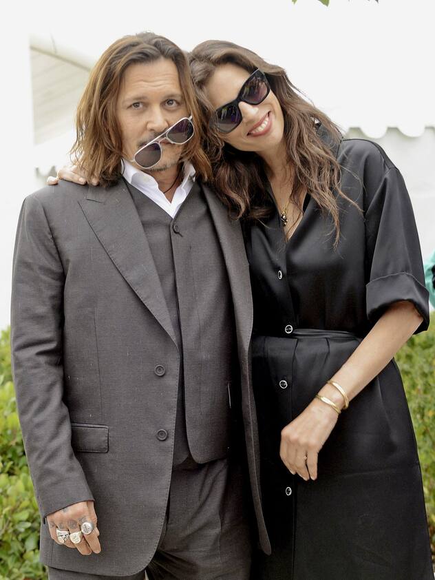 Maïwenn et Johnny Depp au Festival de Cannes 2023