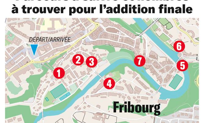 Chasse au trésor dans la ville de Fribourg