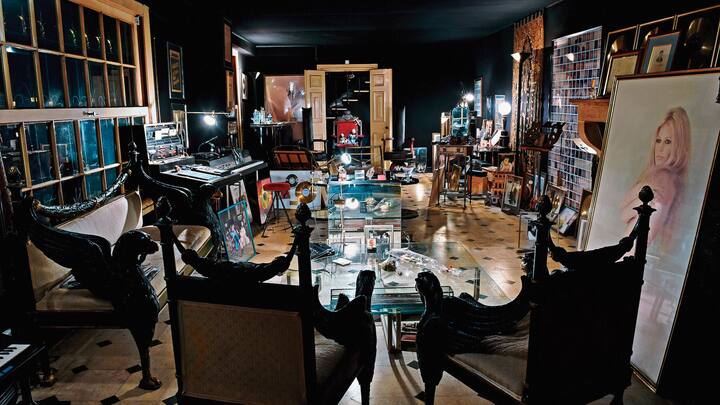 La maison de Serge Gainsbourg au 5, bis rue de Verneuil.