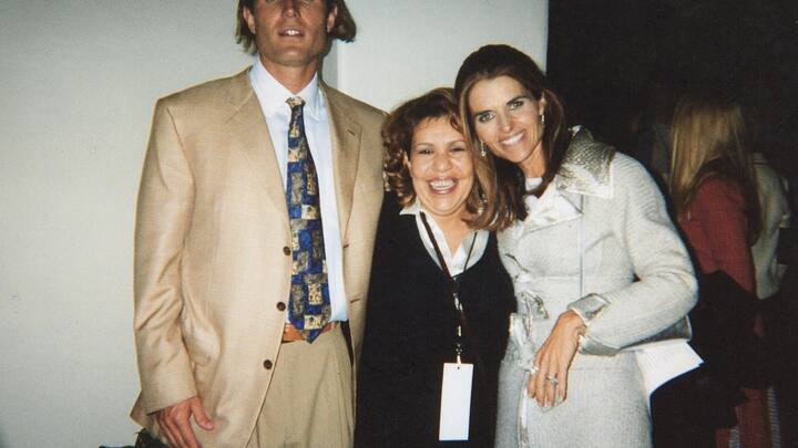 Maria Shriver, la femme d'Arnold Schwarzenegger, et Patty Baena, son employée de maison qui avait donné naissance quelques années plus tôt à l'enfant illégitime de son mari