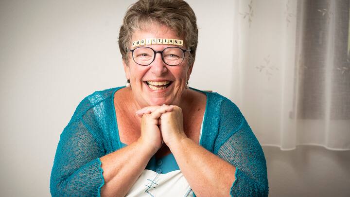 Christiane Aymon, passionnée de Scrabble