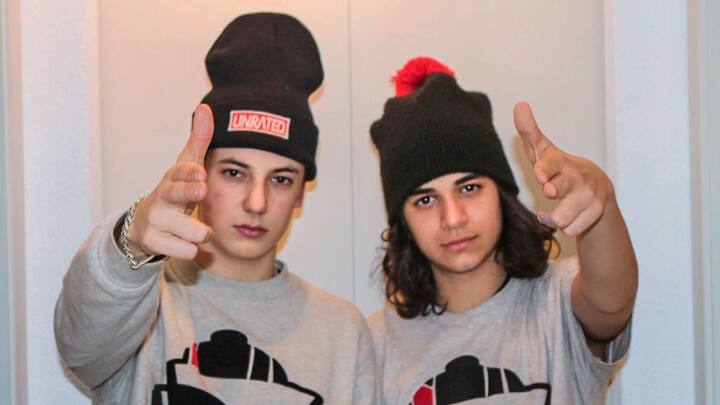 Le duo de danseurs David Gross et Matteo Santoro, alias Cooper & Voldo