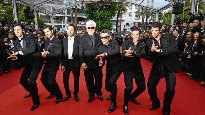 Les  vedettes du film du court métrage de Pedro Almodóvar à Cannes