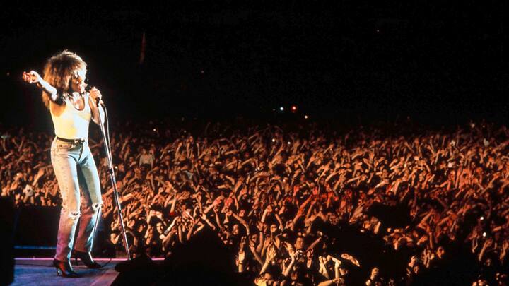 Tina Turner le 6 janvier 1988 en concert au Rio de Janeiro