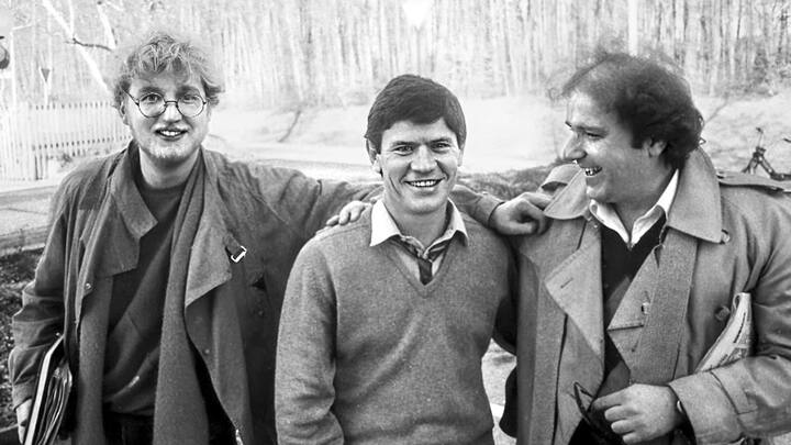 Arnaud Bédat, Philippe de Dieuleveult et Stanislas Popovic en 1984