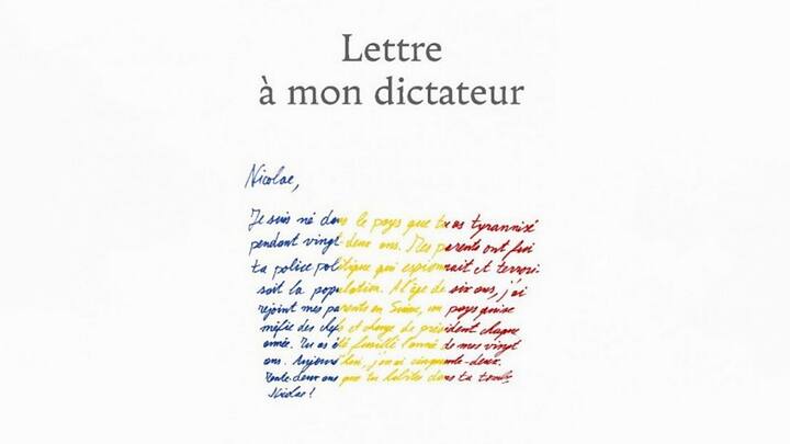 Lettre à mon dictateur