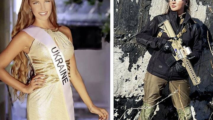 La top-modèle Anastaiia Lenna en Ukraine
