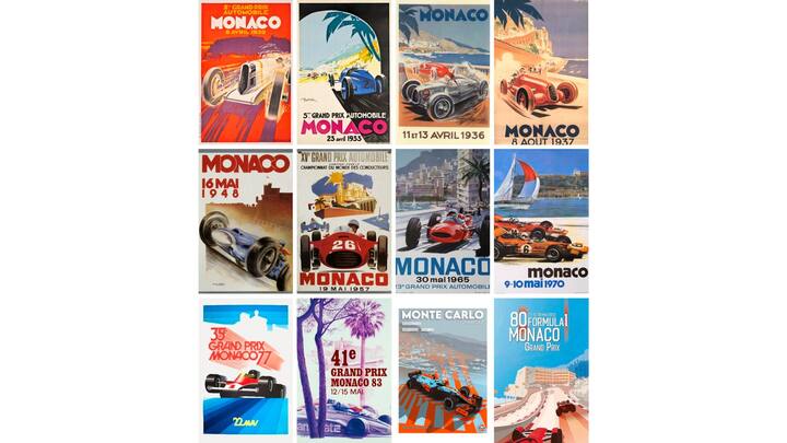 affiches du GP de Monaco