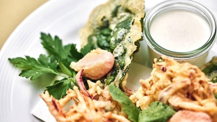 Tempura de légumes d'hiver