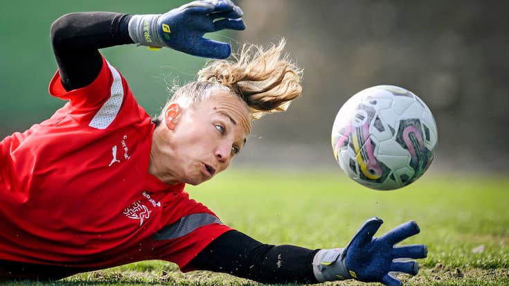 Gaëlle Thalmann, gardienne romande de l'équipe suisse féminine de football