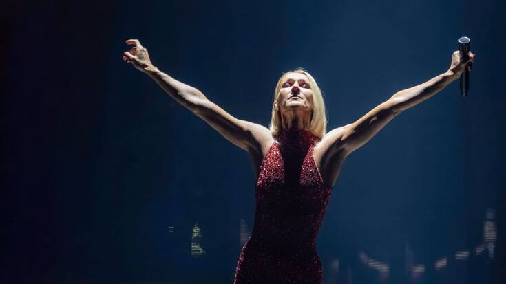 Céline Dion à Québec, lors du premier concert de la tournée «Courage World Tour», le 18 septembre 2019