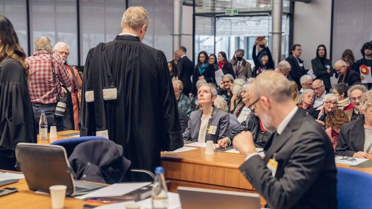 audience des Aînées contre la Confédération 