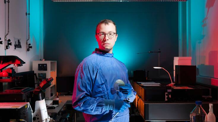 Alexandre Persat et son équipe, le Persat Lab