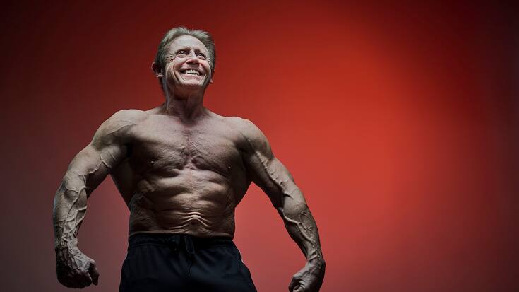 Le Valaisan Jean-Louis Locher, 66 ans et champion du monde de bodybuilding
