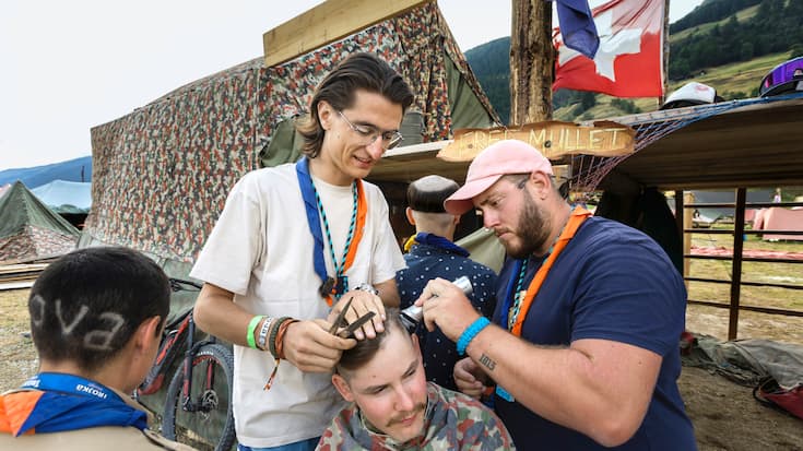 Camp fédéral scout dans la Vallée de Conches