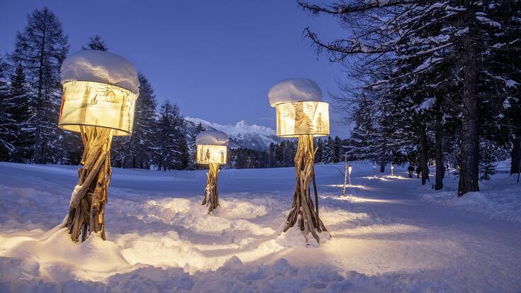Chemin des Lanternes à Crans-Montana