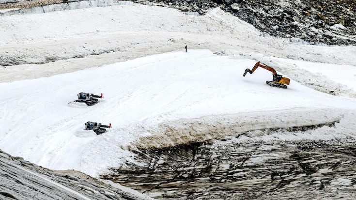glacier du Théodule à Zermatt