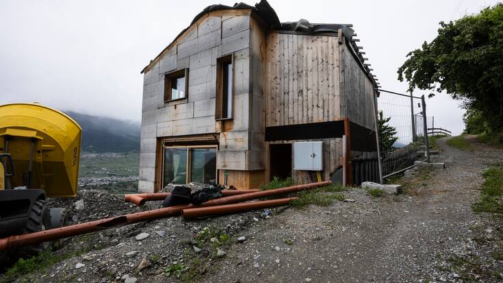 Maison inachevée à Baar-Nendaz (VS). Un couple s'est heurté à des promoteurs véreux durant la construction.