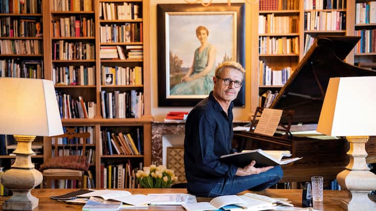 Lambert Wilson chez lui en Bourgogne