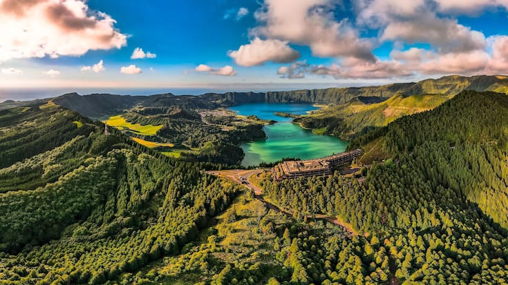La caldeira Sete Cidades à São Miguel