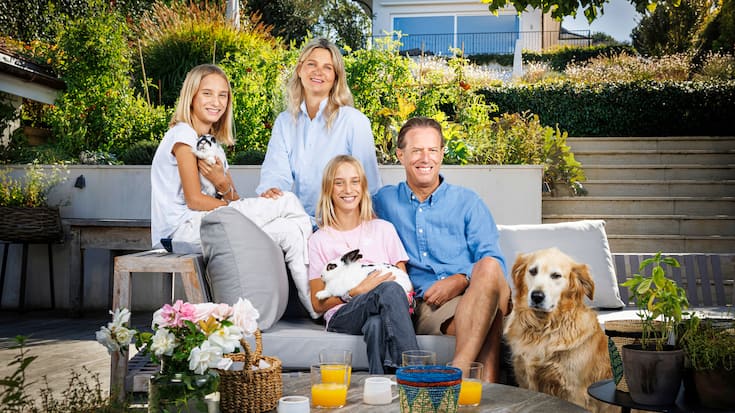 Christian Lüscher et sa famille