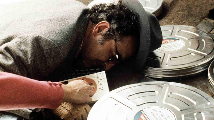 Jean-Luc Godard Der Idiot/Fuerst (Jean-Luc Godard) scheitert bei dem Versuch, einen Film zu drehen, der weder Sex, Liebe und Gewalt noch Politik, Wahrheit und Freiheit zum Inhalt hat. 1987 UnitedArchives01365029Jean Luc Godard the idiot Fuerst Jean Luc Godard fails at the Attempt a Film to Turning the Neither Sex Love and Violence yet politics Truth and Freedom to Content has 1987 UnitedArchives01365029