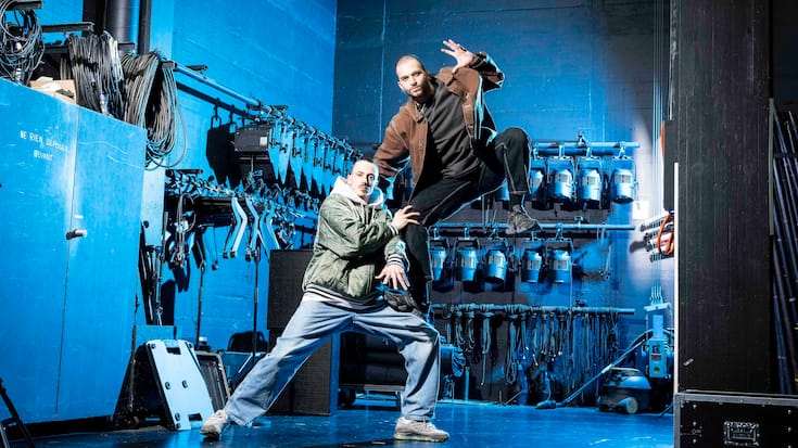 Le duo de danseurs David Gross et Matteo Santoro, alias Cooper & Voldo ont le hip-hop dans la peau