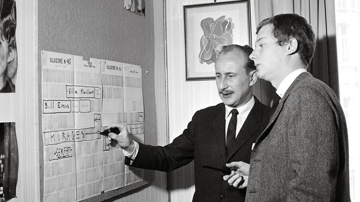 rédacteurs de l'illustré 1965