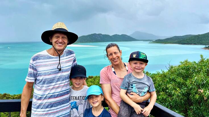 Nicola Spirig et sa famille en vacances en Australie