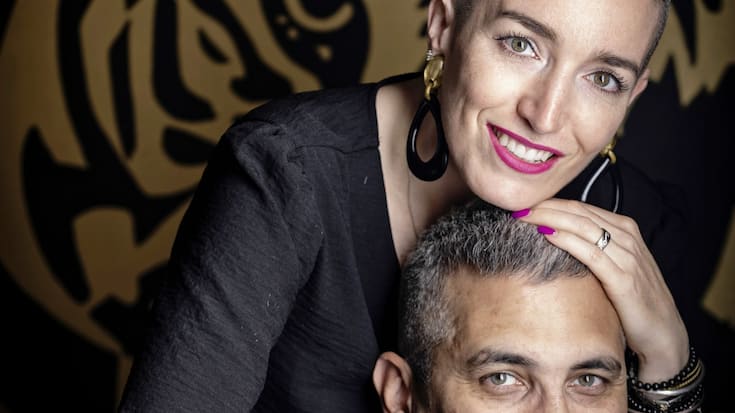 Joanne et Raphaël Ashtamkar, anciens participants à "Bye bye la Suisse"