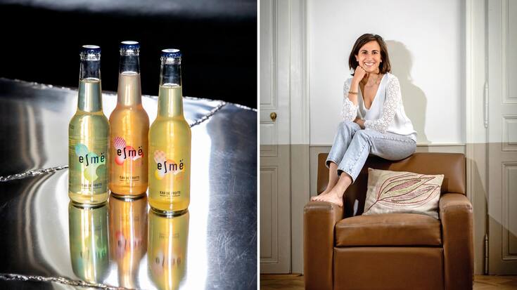 Yasmine Helou est à l'origine des eaux de fruits Esmë