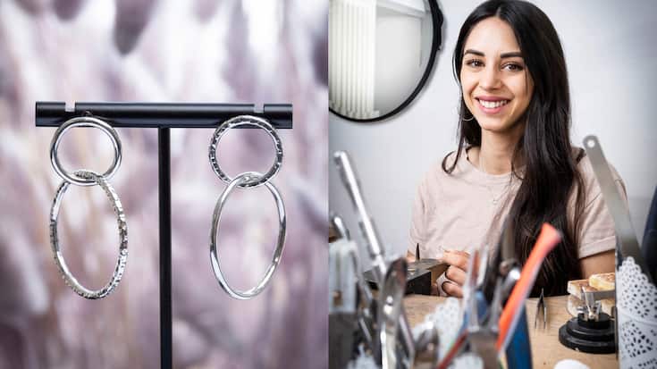 Lysa Colledan, créatrice de la marque de bijoux "YCO"