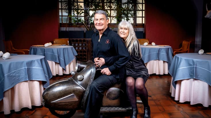 Le cuisinier Denis Martin dans son restaurant à Aigle avant sa fermeture avec son épouse Clara